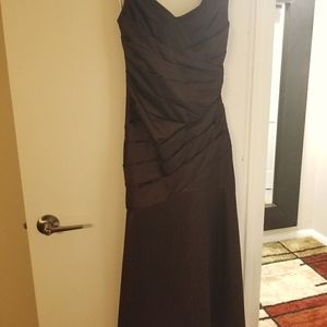 Brown mermaid dress